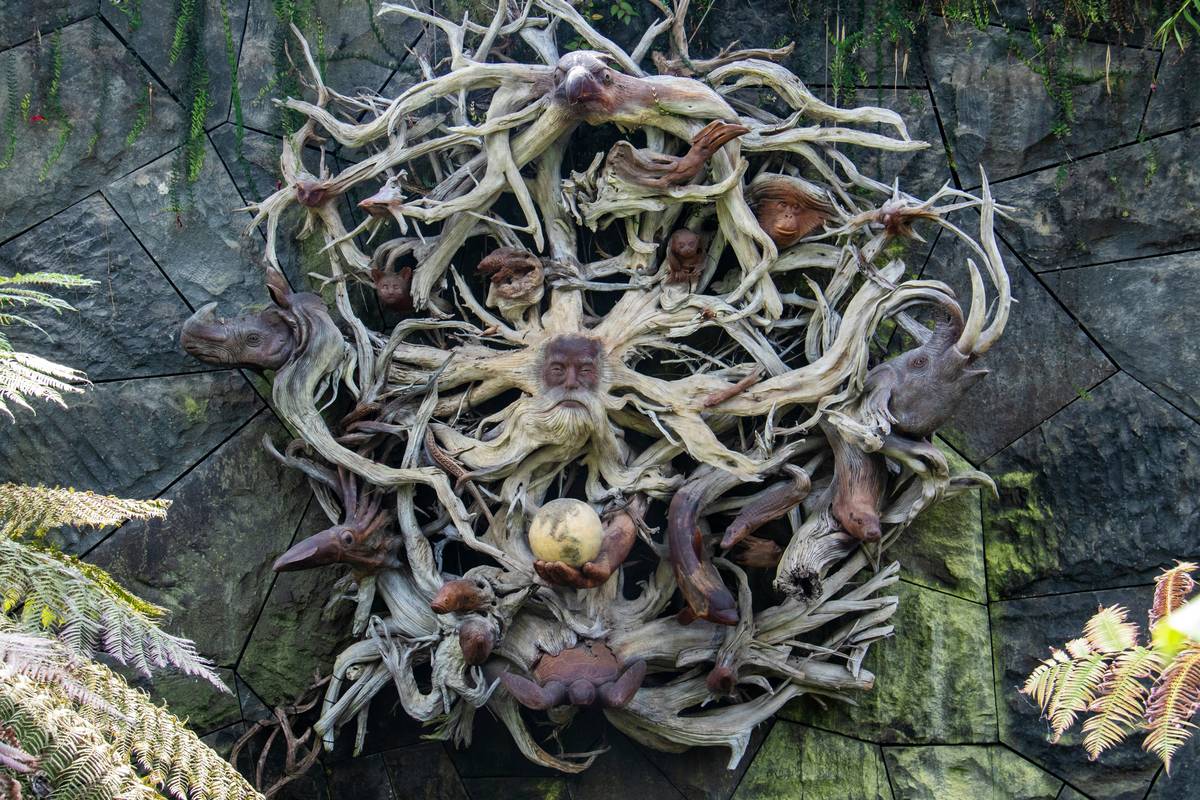 Golden milk latte made with turmeric and cinnamon